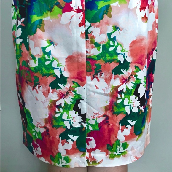 WORTHINGTON COLORFUL FLORAL PENCIL SKIRT Fitted - Picture 8 of 8